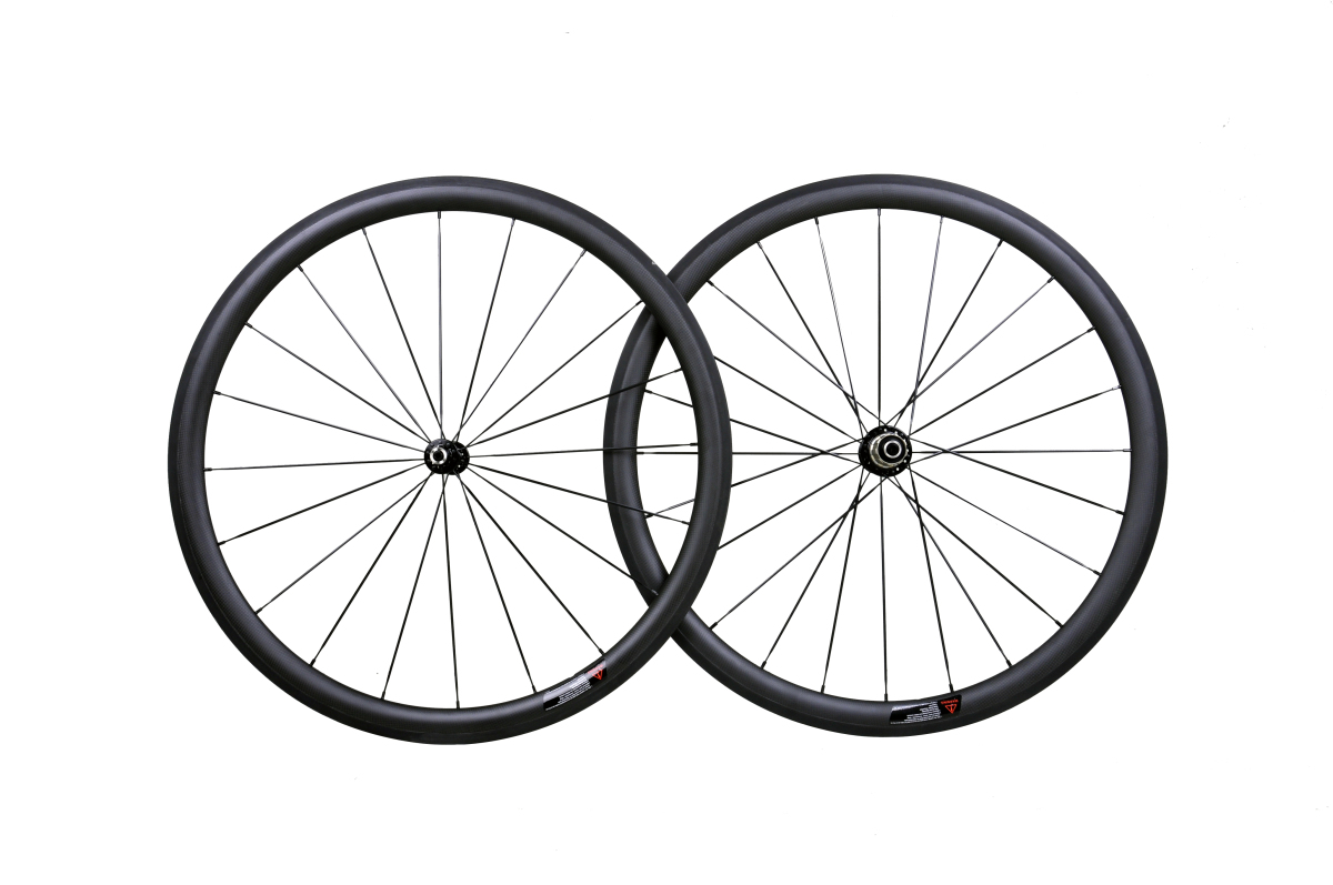 Carbon 38MM Depth Road Bike Wheelset