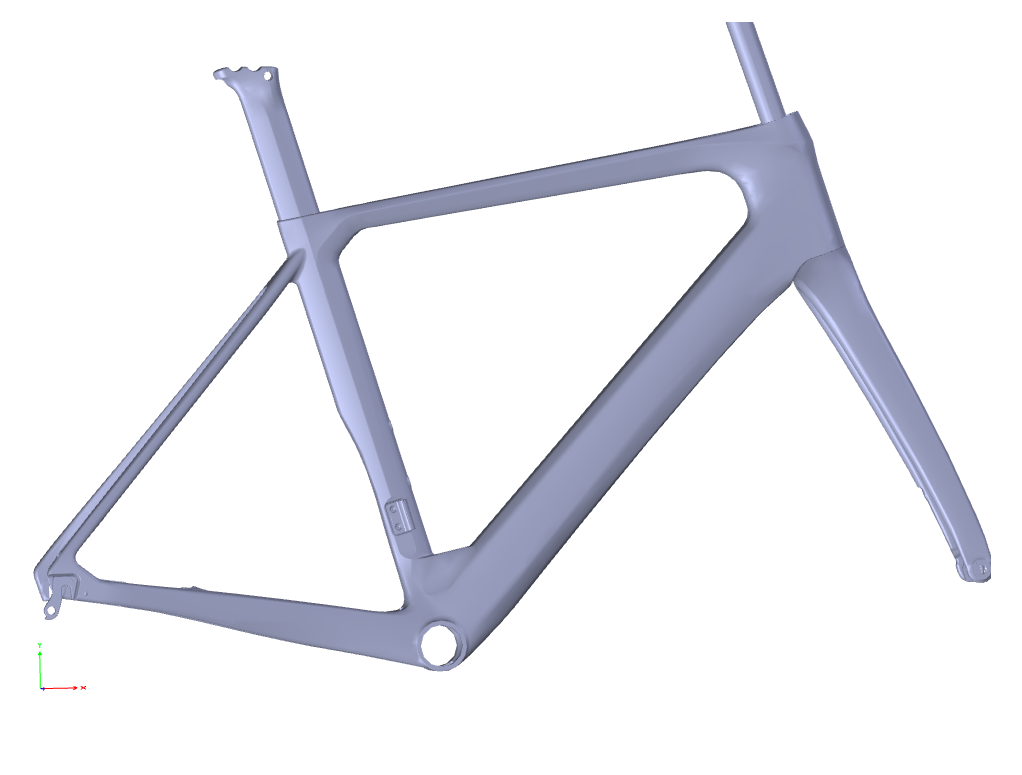 2023 New Internal Battery Road Bike Frame FT438